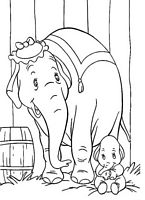 kolorowanki Dumbo do wydruku Disney malowanka numer 24
